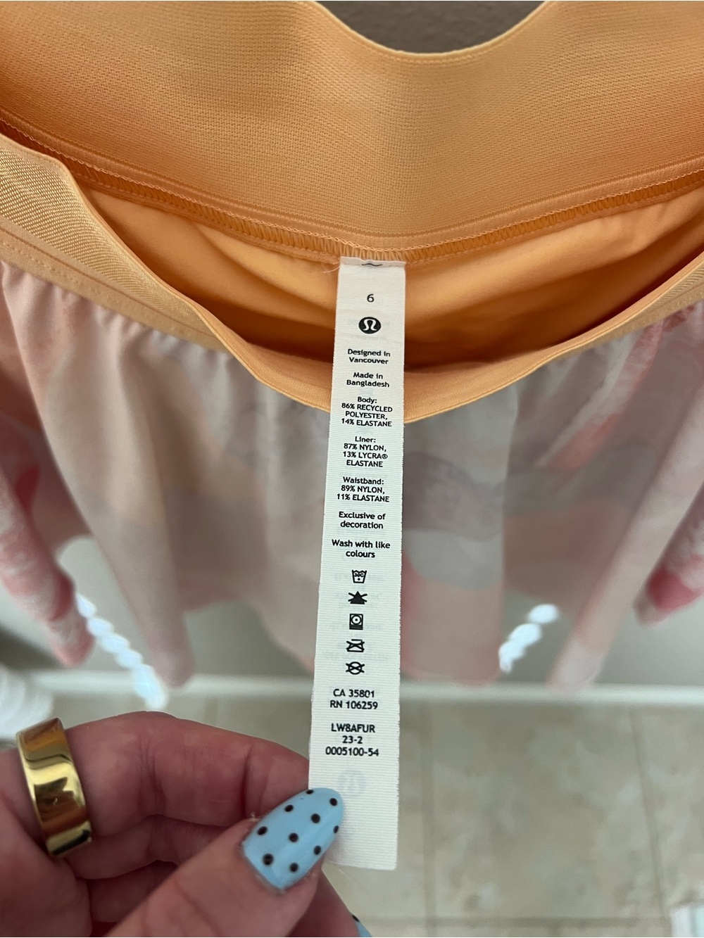 LULULEMON COURT RIVAL HIGH RISE SKIRT - Picture 5 of 8